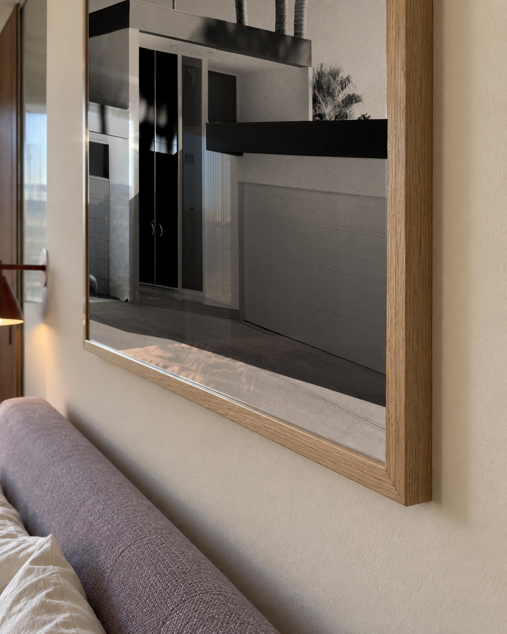 Black California - Palm Springs Modern Design - Framed poster detail