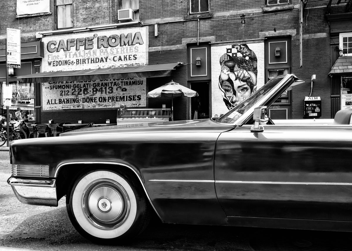 Black Manhattan - Classic Car - Unframed art print