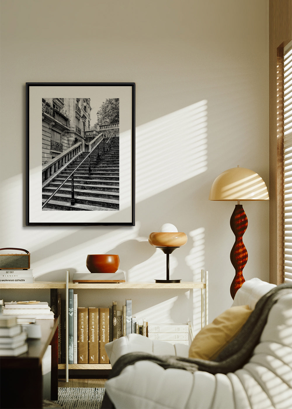 Black Montmartre - Parisian Stair Railing
