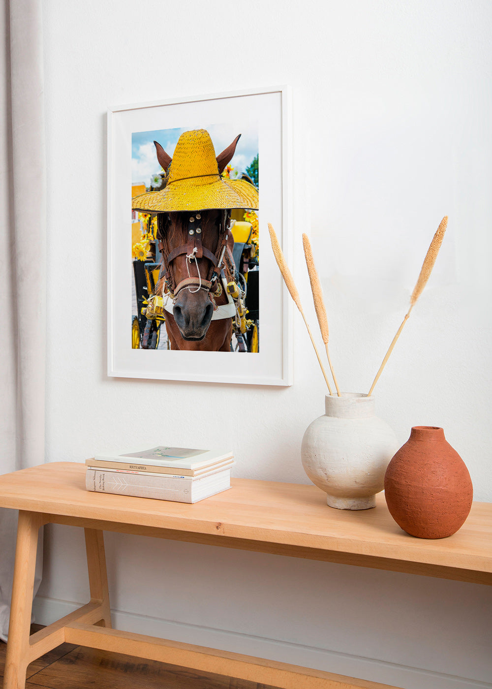 Cuadro de caballo con sombrero amarillo – Product3
