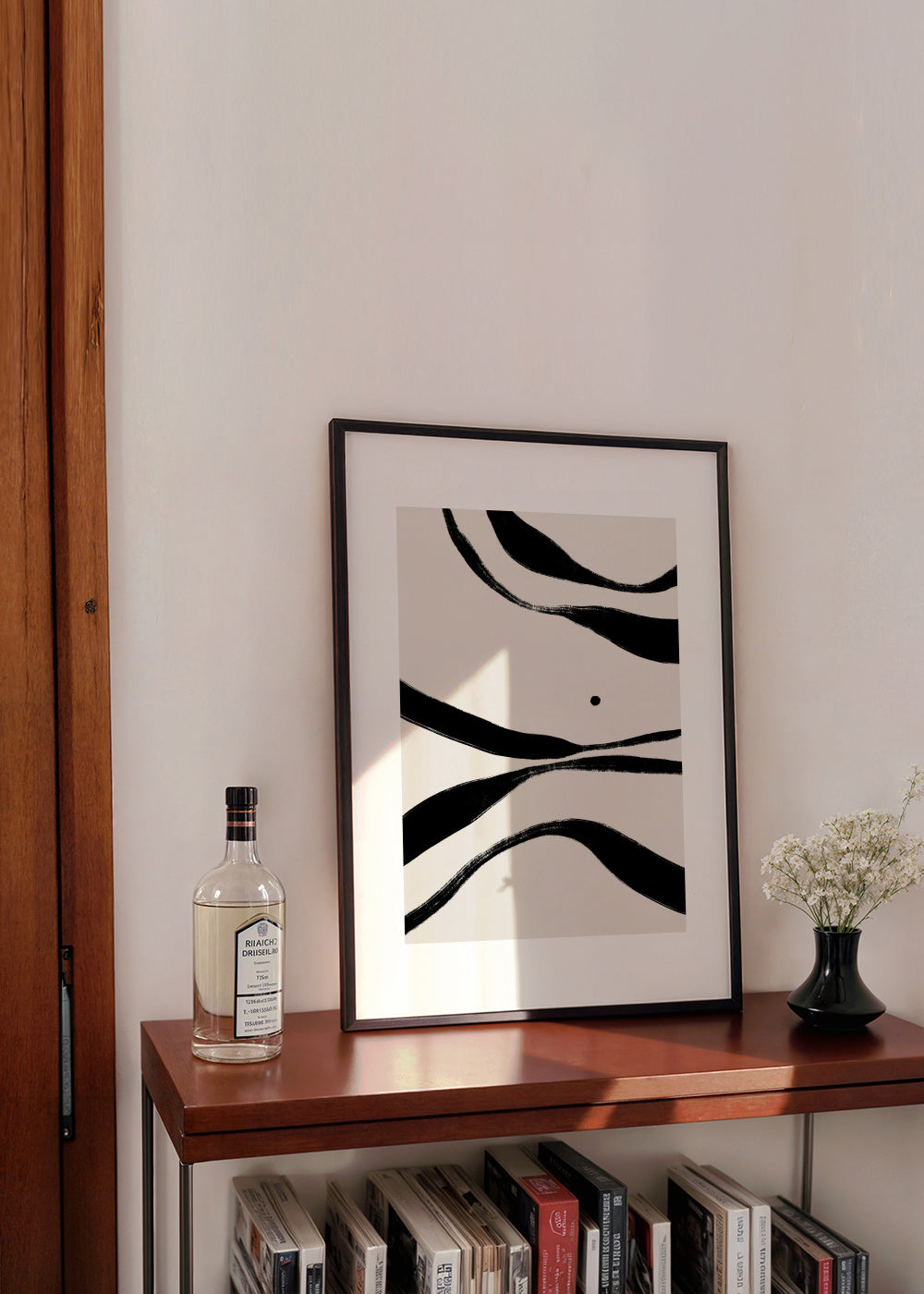 Wide and wild - Framed poster in an interior