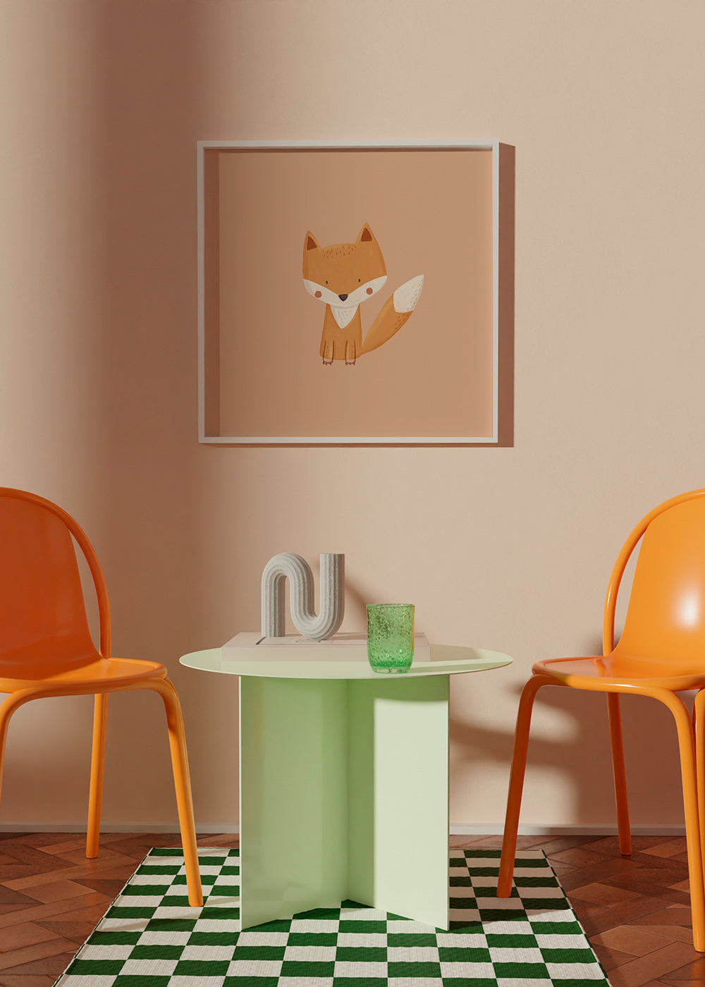 Lámina infantil con zorro simpático – Product2