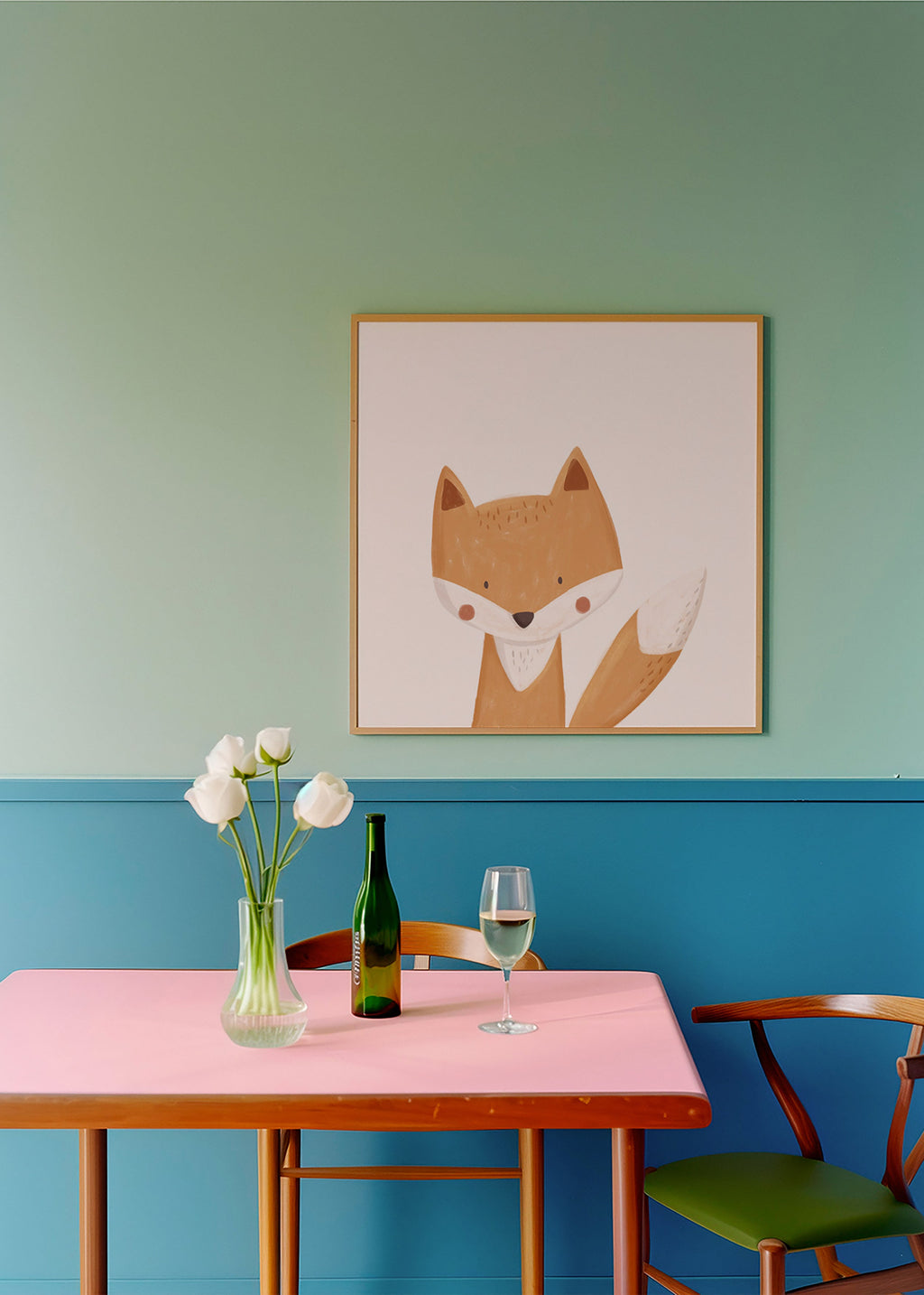 Cuadro zorro ilustrado adorable – Product2