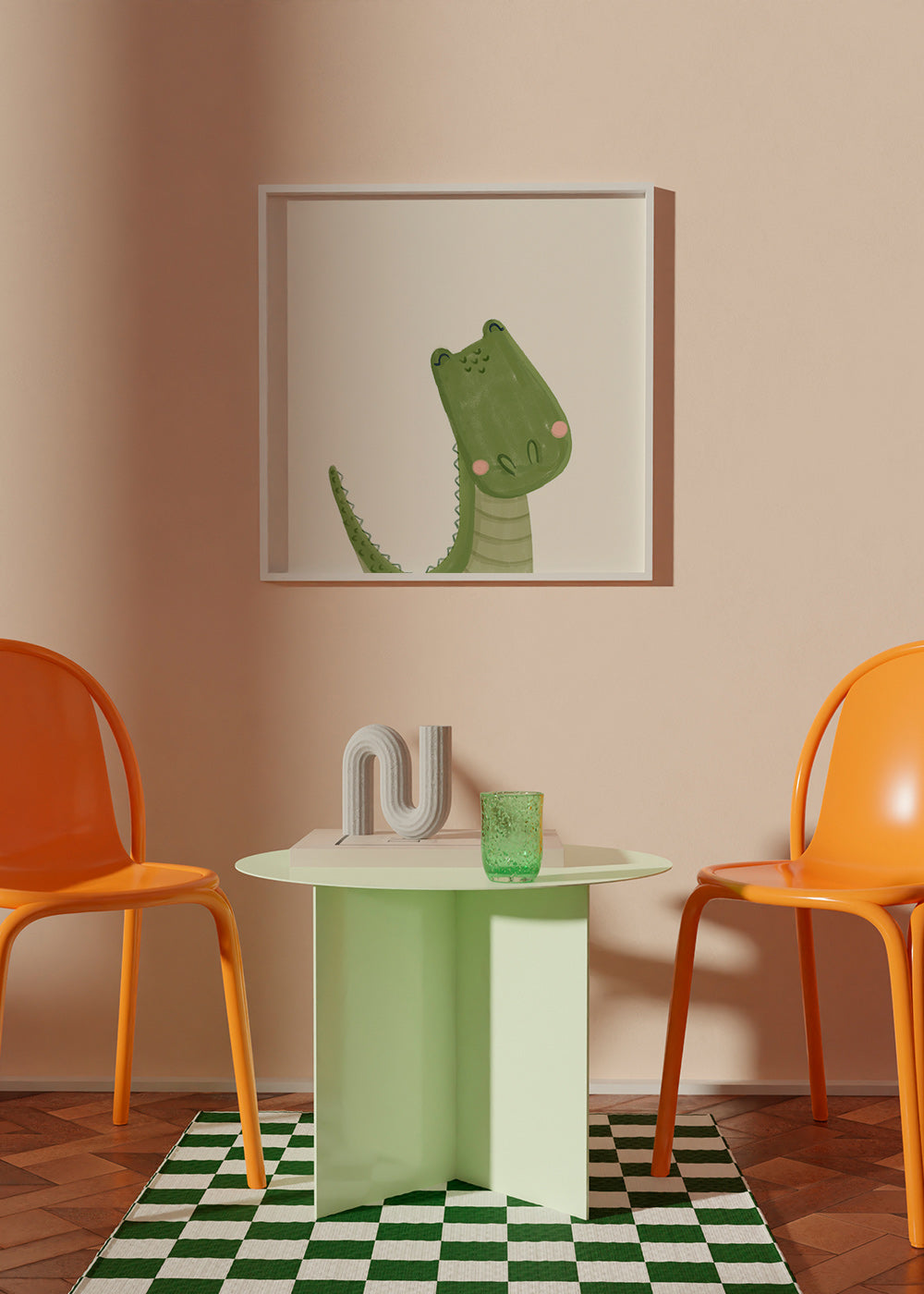 Lámina infantil cocodrilo sonriente – Product3