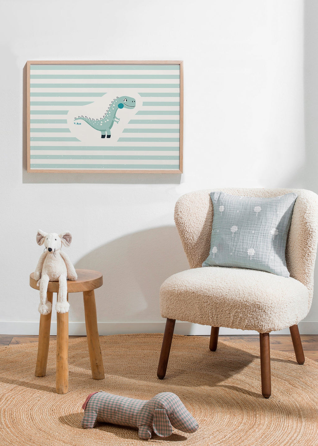 Lámina infantil T-Rex divertida – Product1