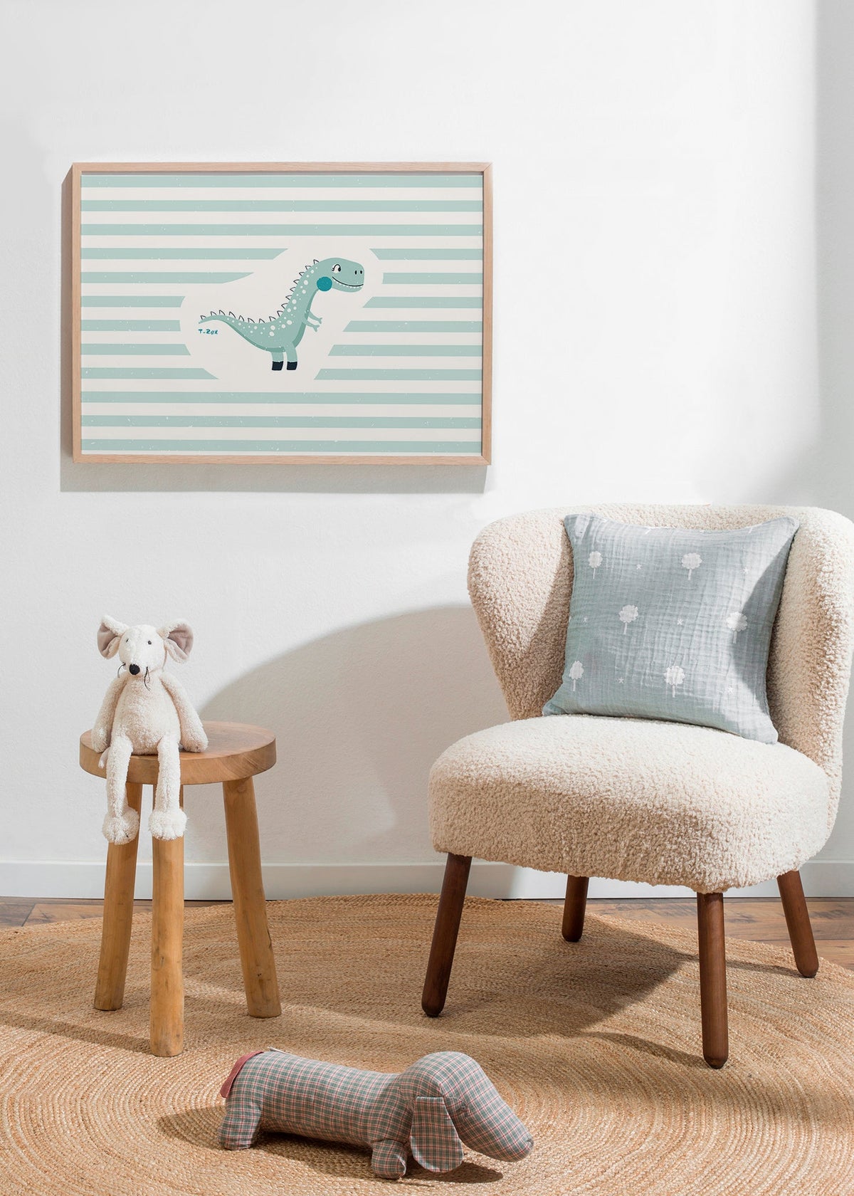 Lámina infantil T-Rex divertida – Product2