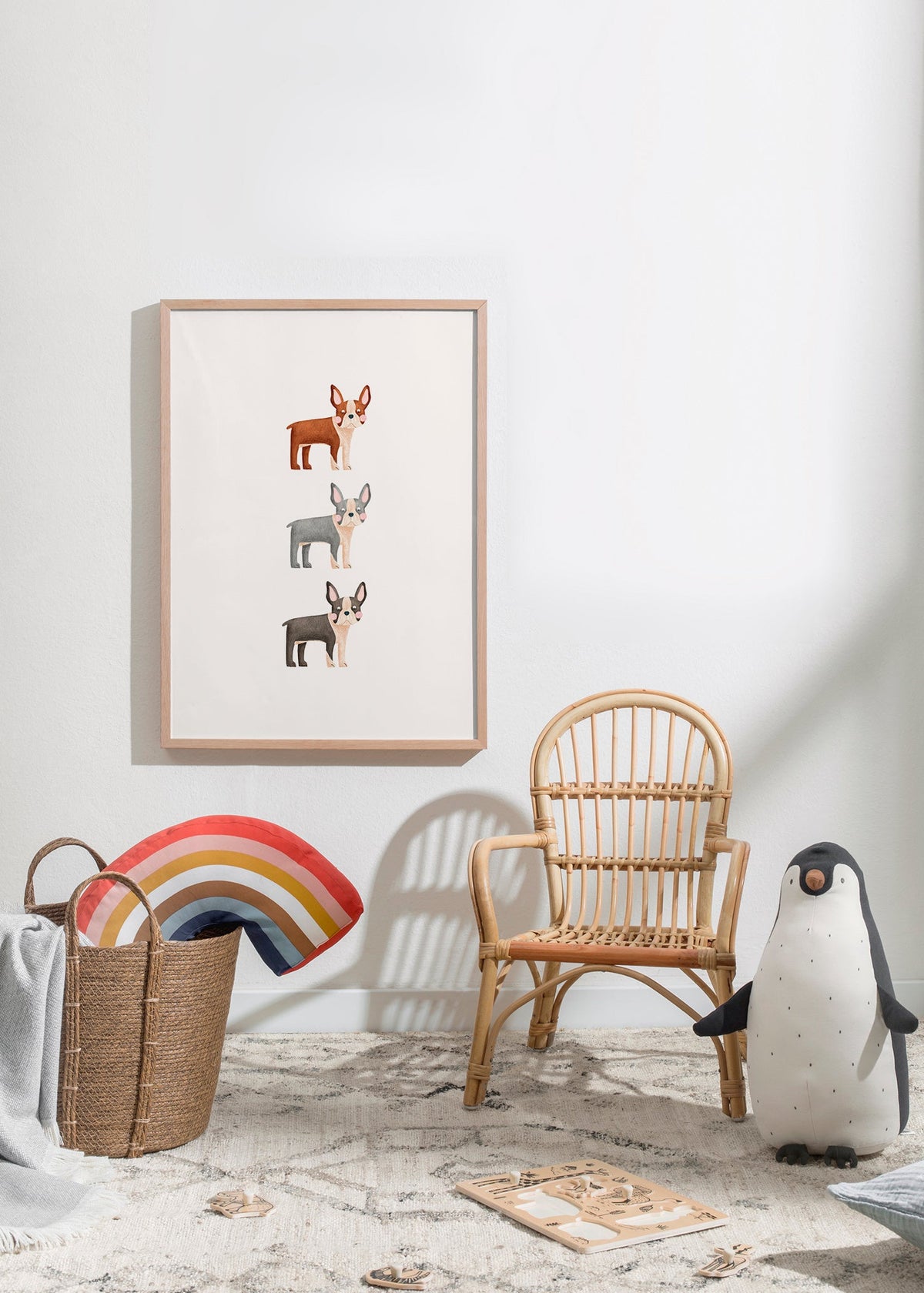Cuadro Boston Terrier en fila vertical – Product3