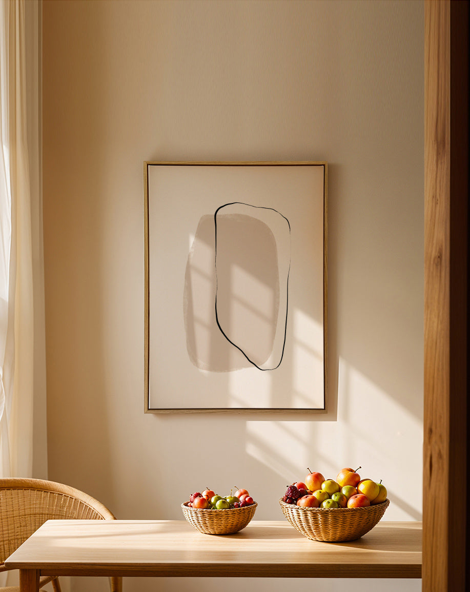 This is Real - Framed canvas in an interior