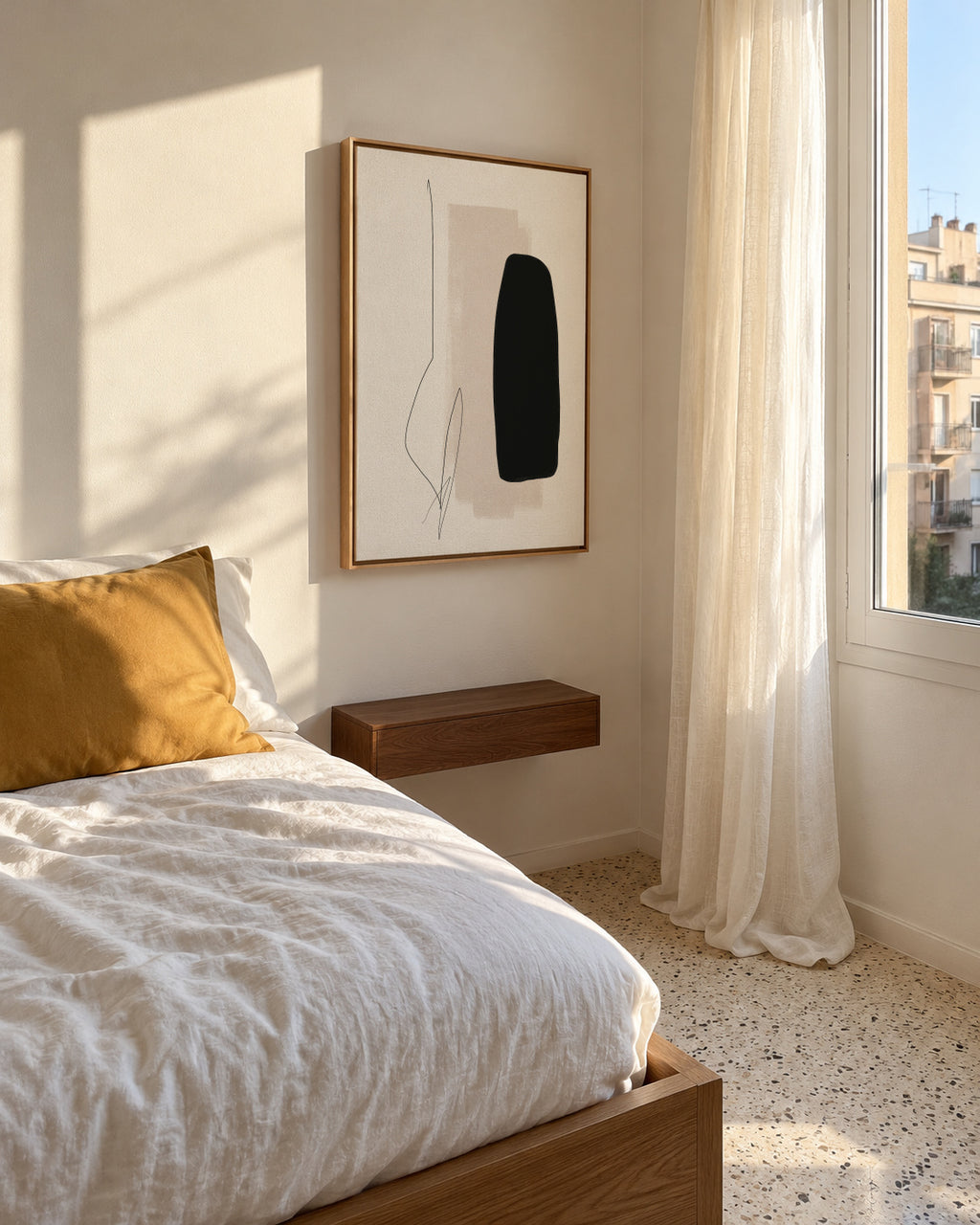 It is a Sign - Framed canvas in an interior