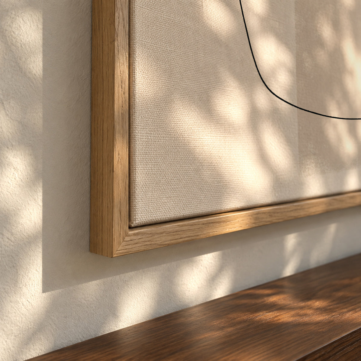 Overlap - Framed canvas detail