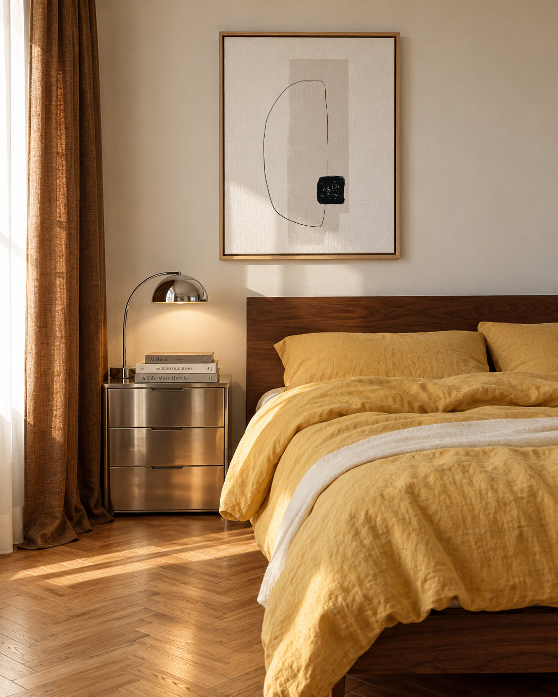 Overlap - Framed canvas in an interior