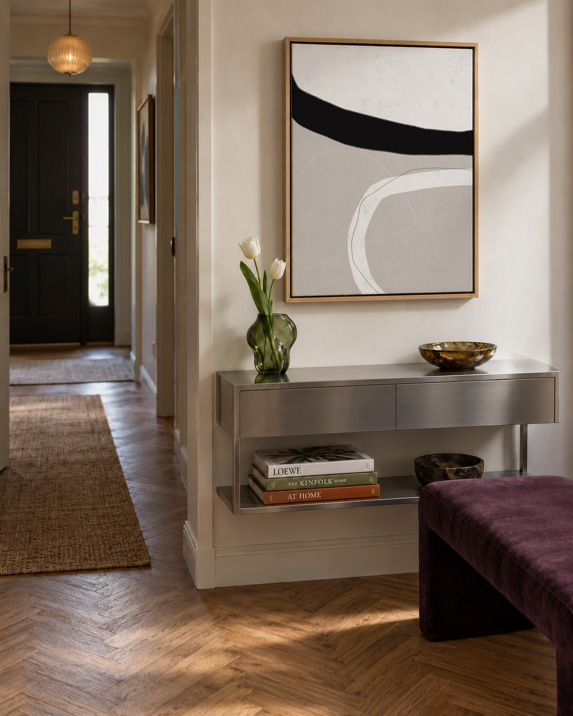 Facing It - Framed canvas in an interior