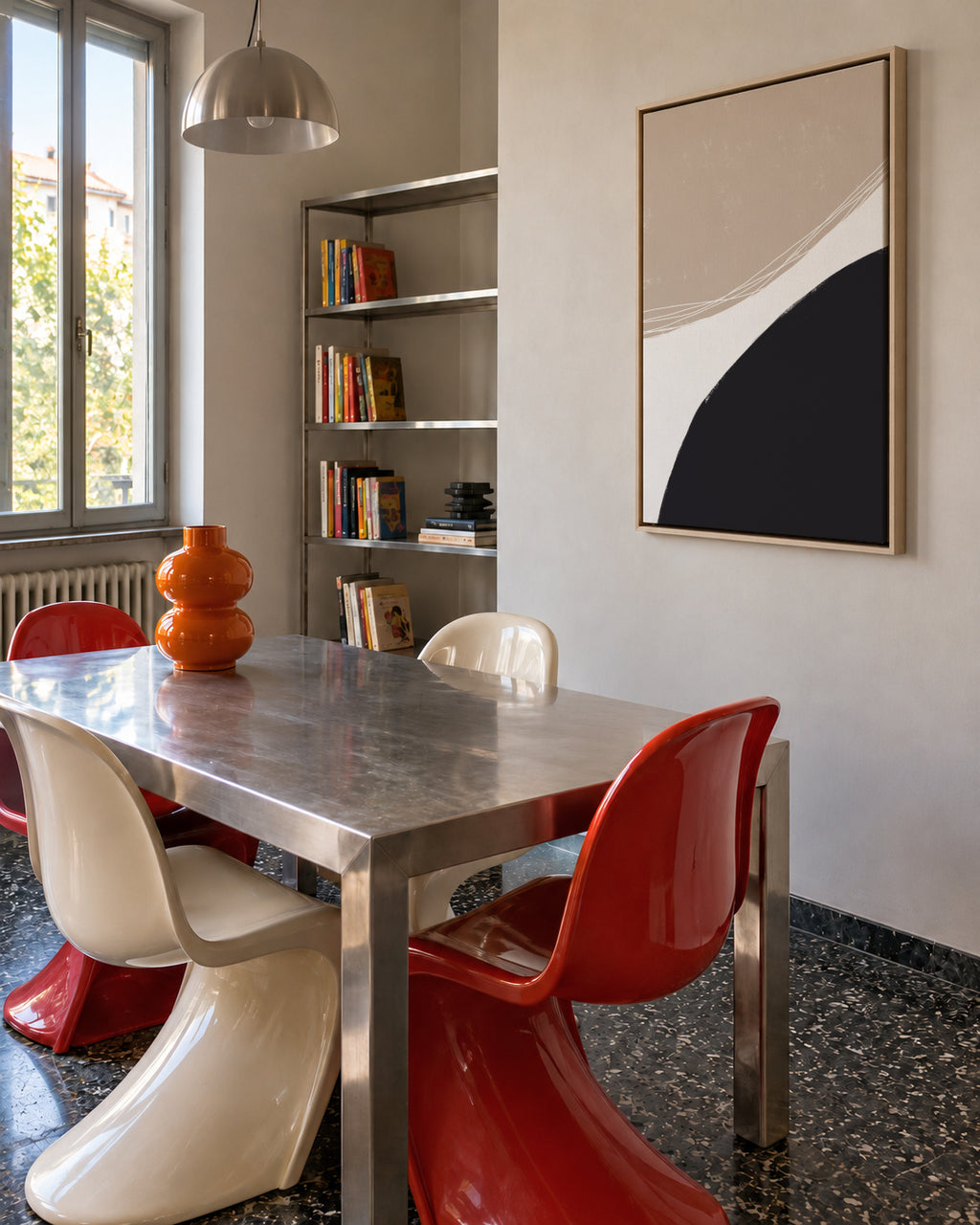 Joyful Harmony - Framed canvas in an interior