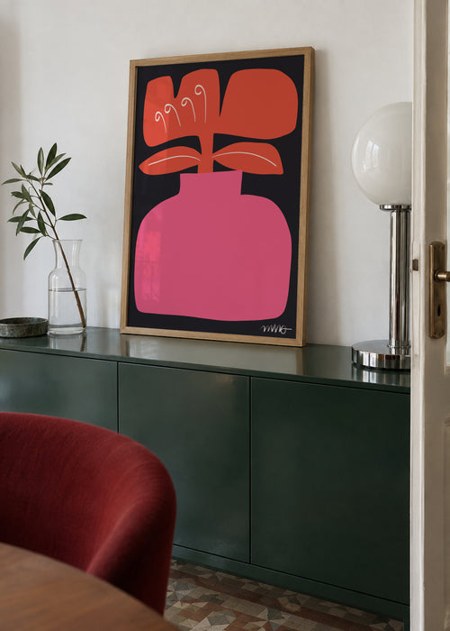 Keukenhof 01 - Framed poster in an interior