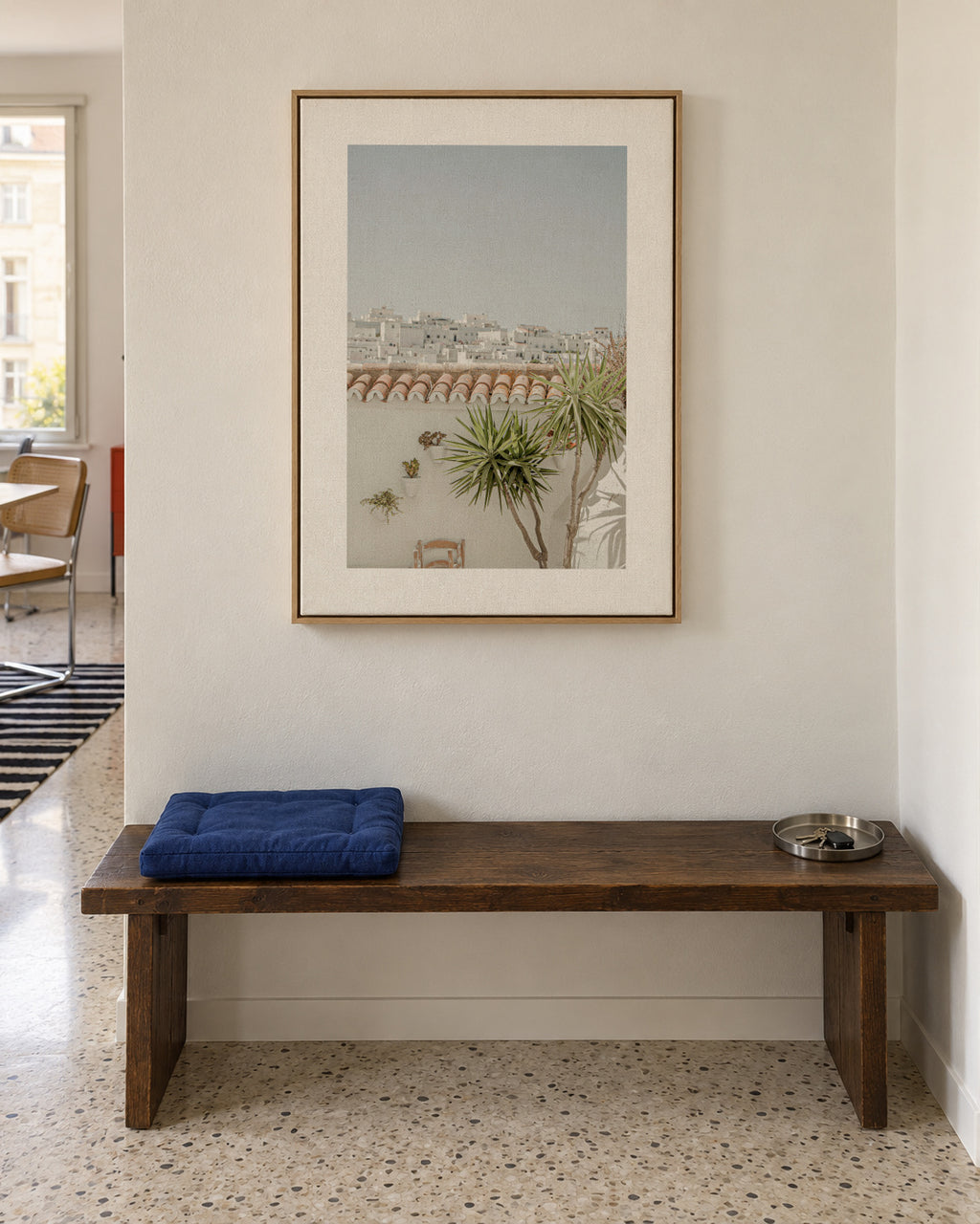 Southern Spain III - Framed canvas in an interior