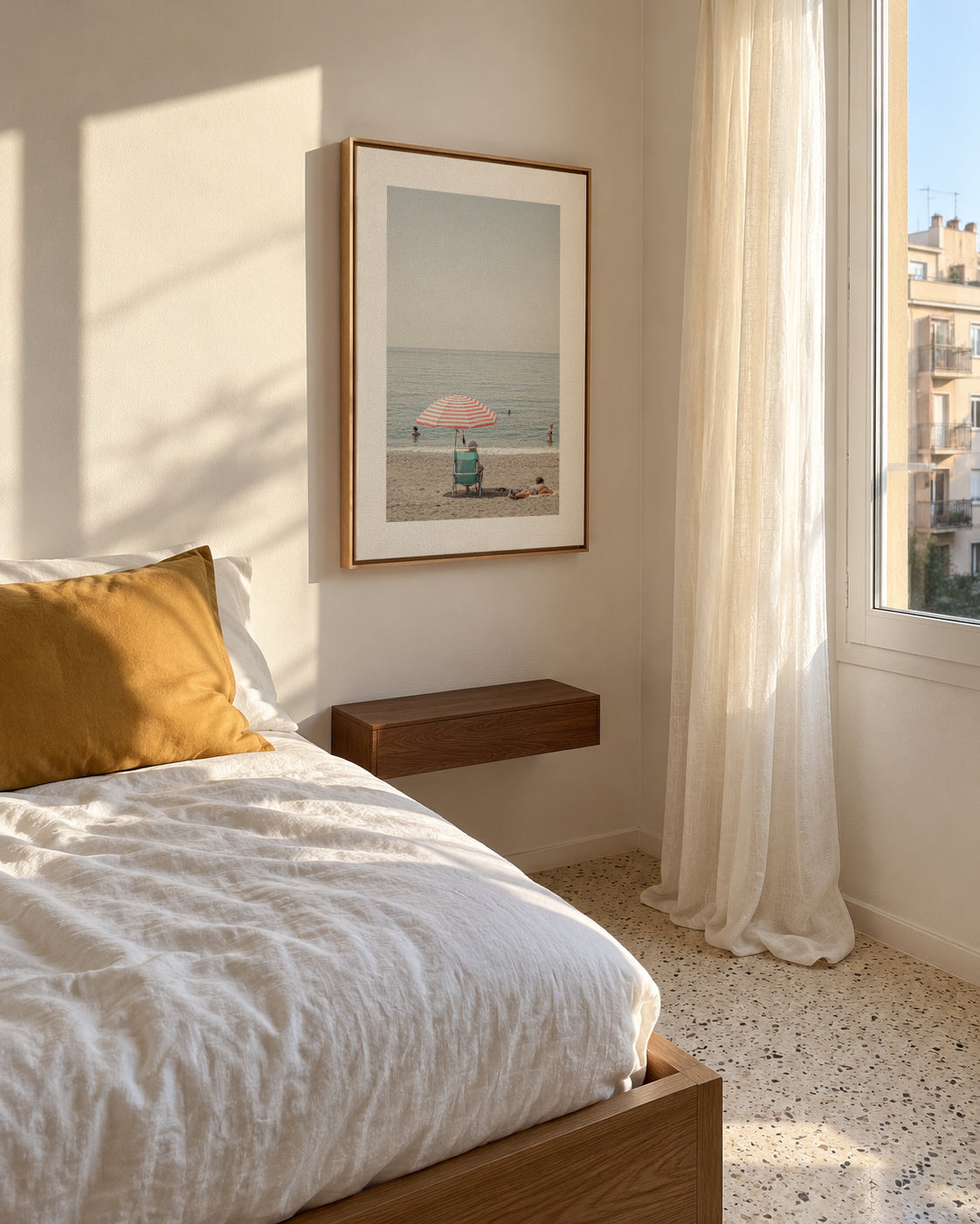Southern Spain V - Framed canvas in an interior