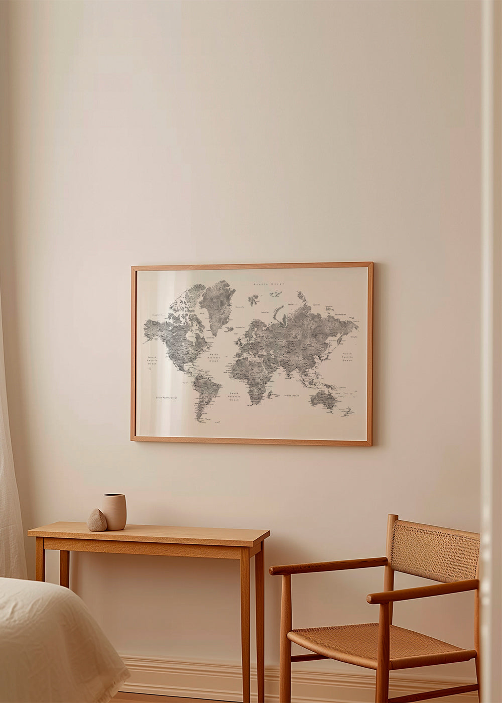 Jimmy detailed world map with cities