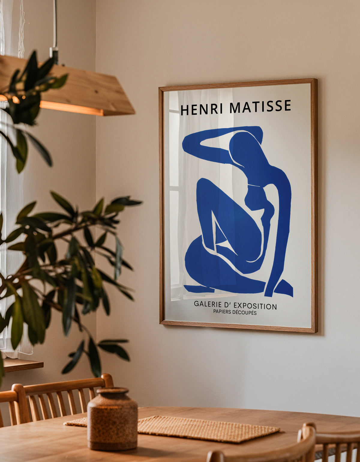 Henri Matisse NUDE - Framed poster detail