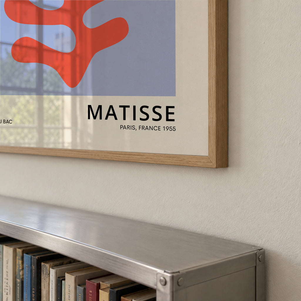 Henri Matisse papiers découpés X - Framed poster detail