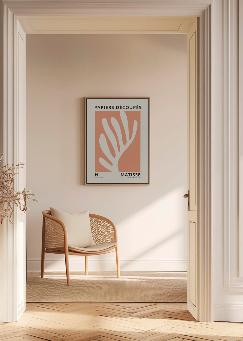 Henri Matisse ORANGE papiers découpés I