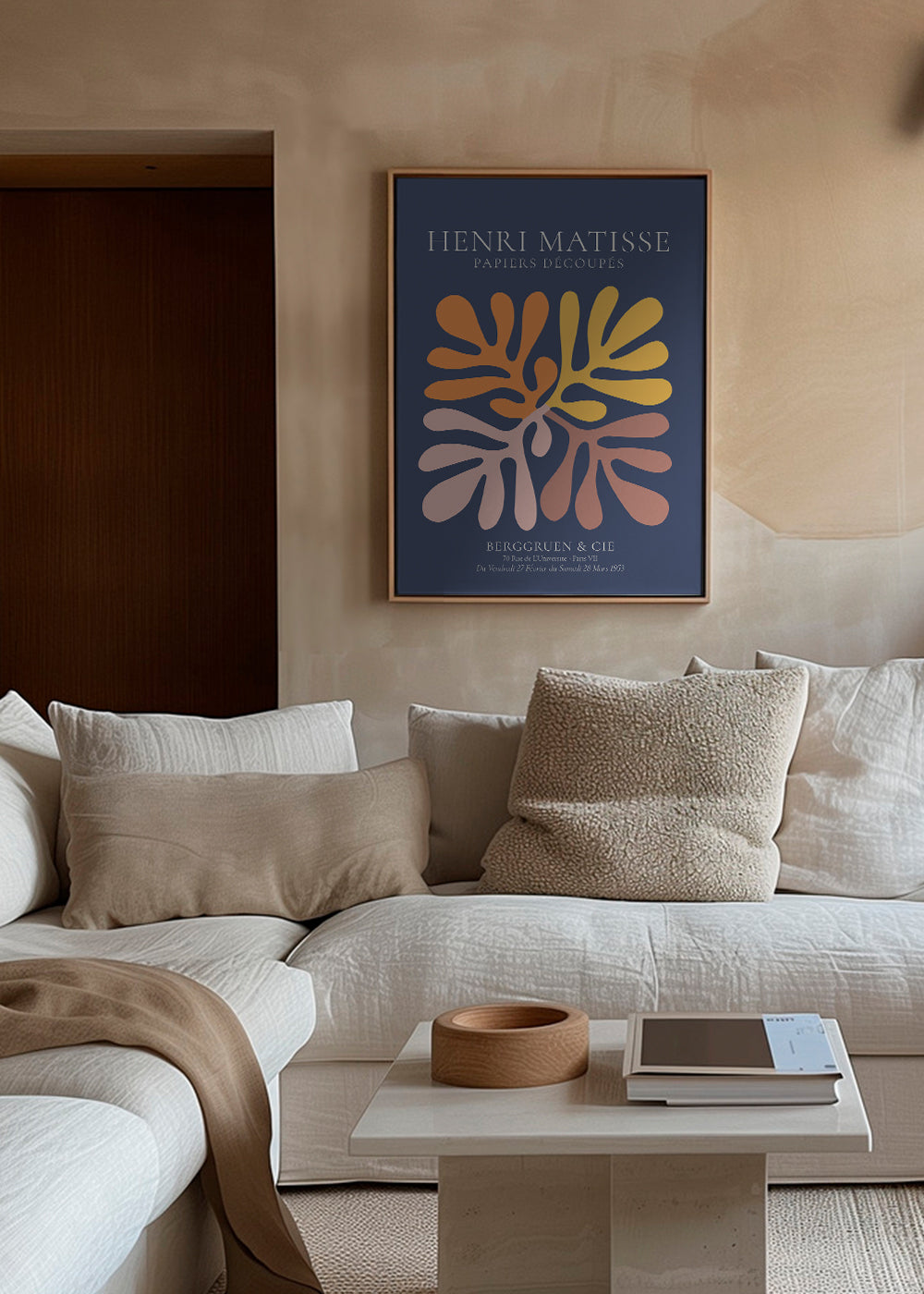Henri Matisse NAVY papiers découpés I