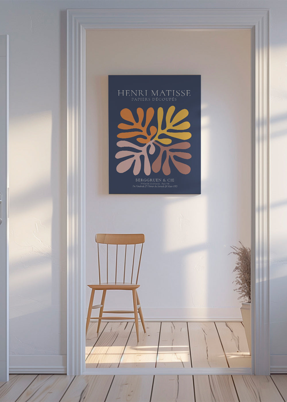 Henri Matisse NAVY papiers découpés I