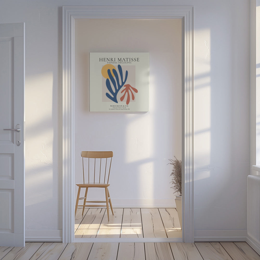 Henri Matisse papiers découpés IXX - Lienzo sin marco en ambiente