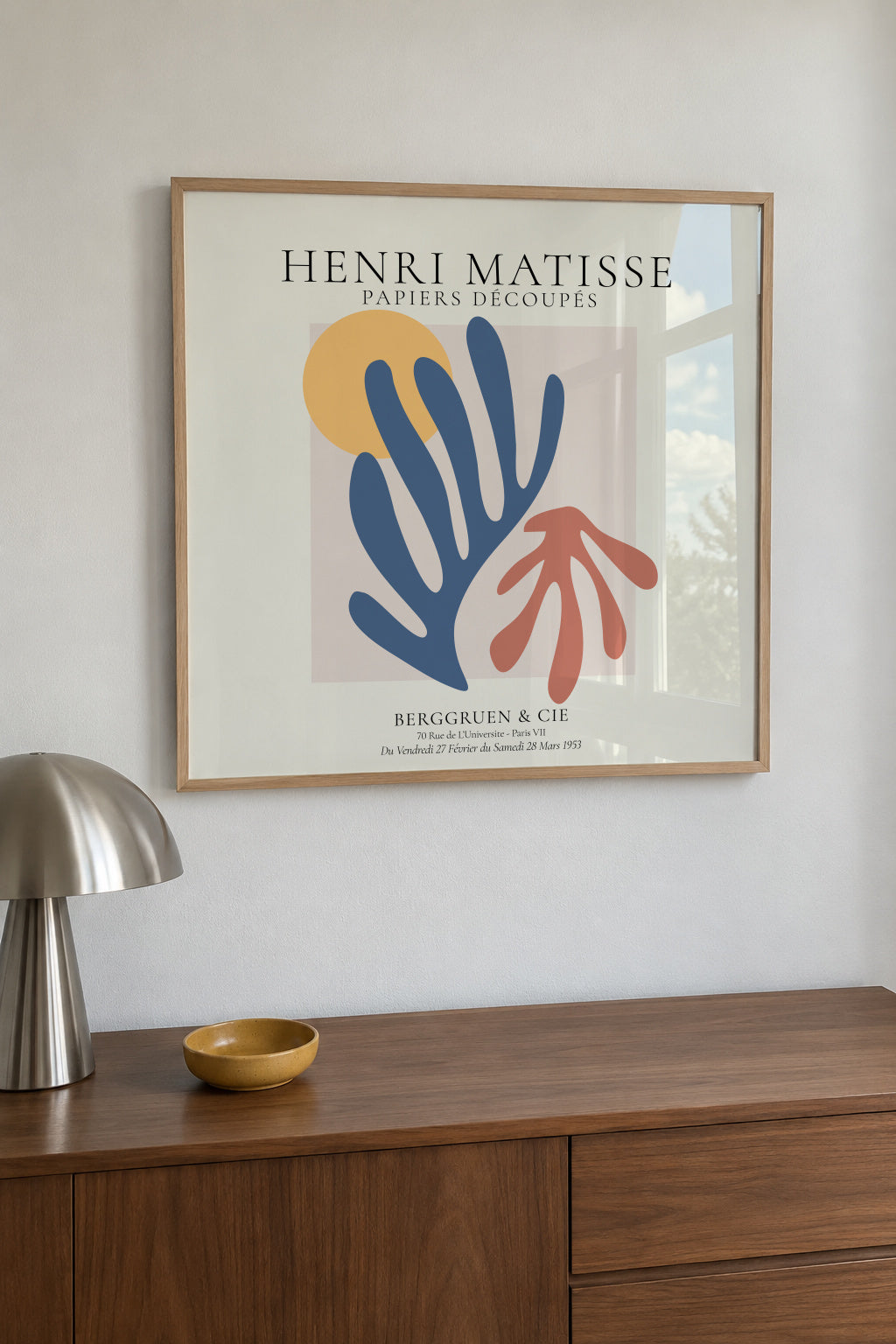 Henri Matisse papiers découpés IXX - Poster en ambiente