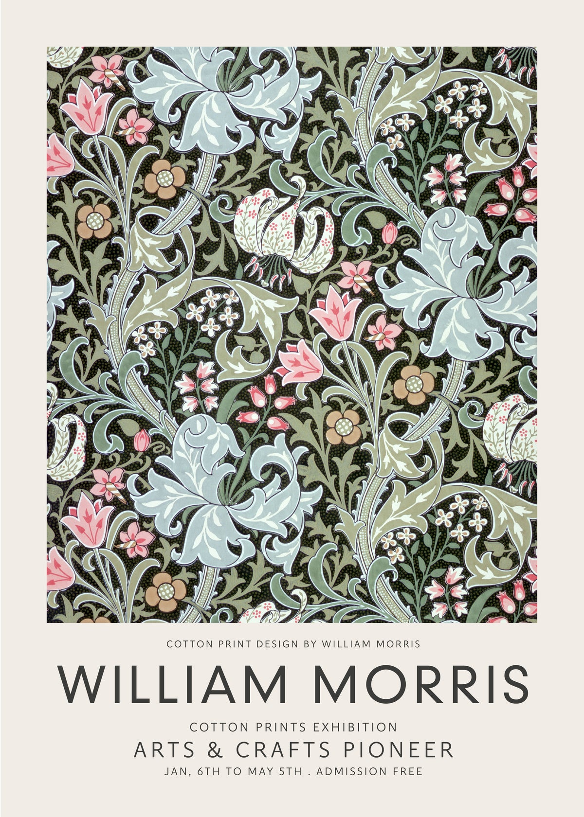 William Morris pattern IX - Unframed art print