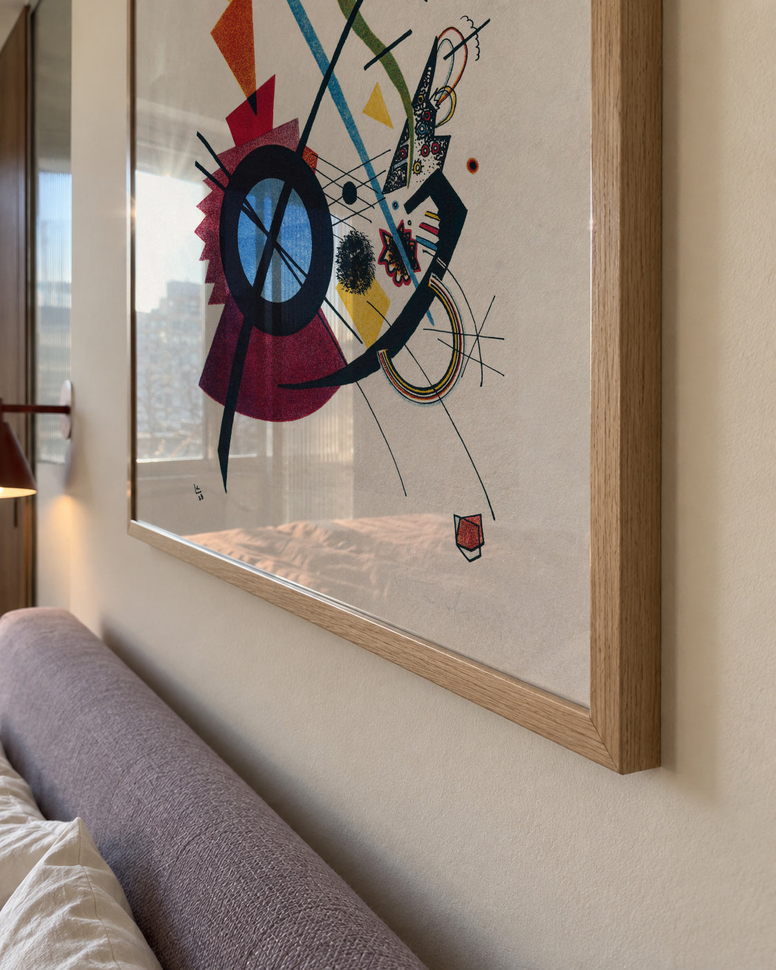 Wassily Kandinsky Violet, 1923 - Framed poster detail