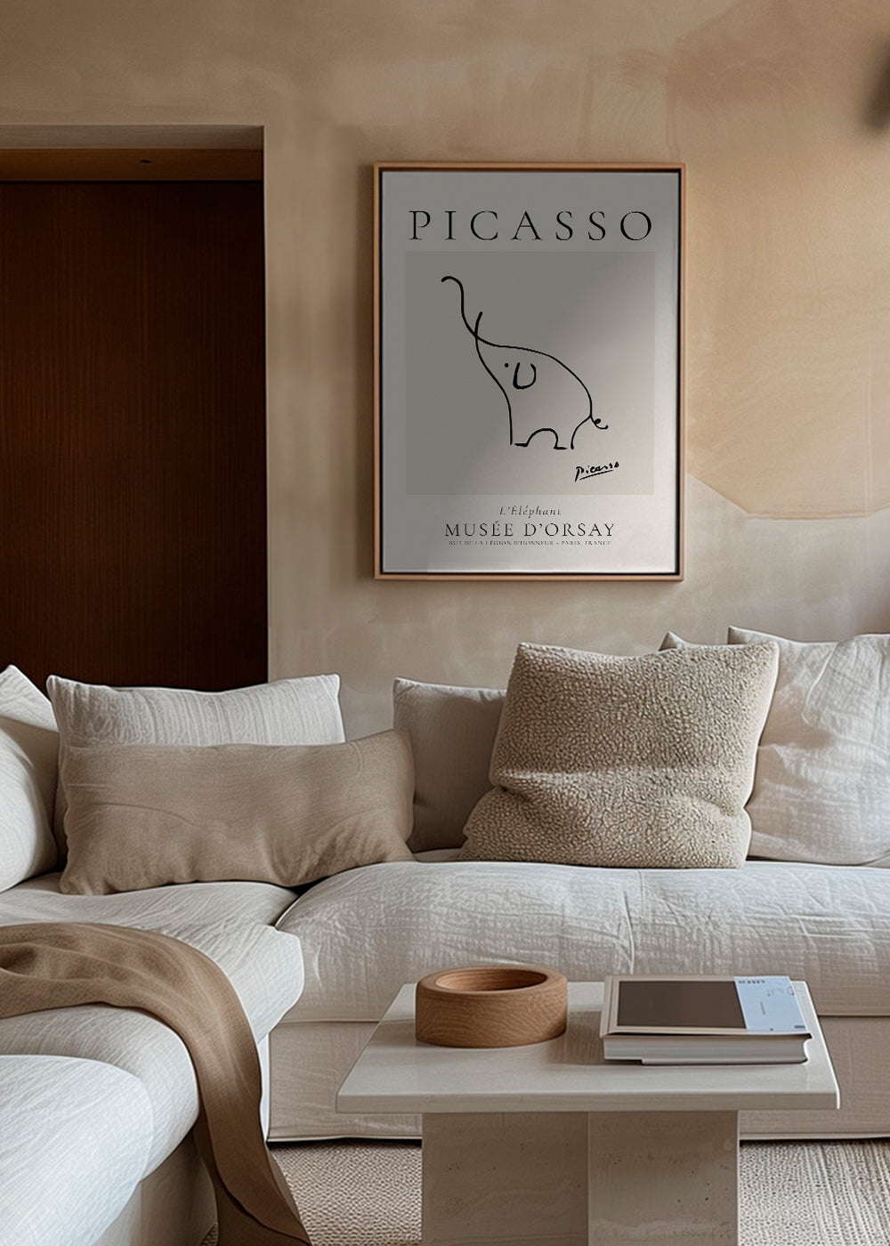 Pablo Picasso Animals Drawings the elephant
