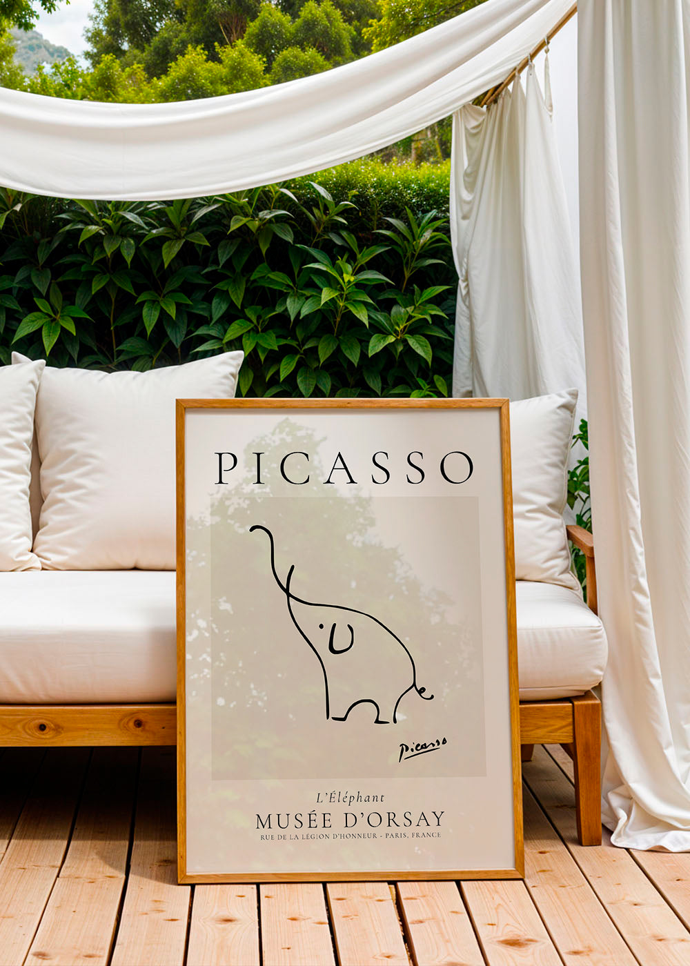 Pablo Picasso Animals Drawings the elephant