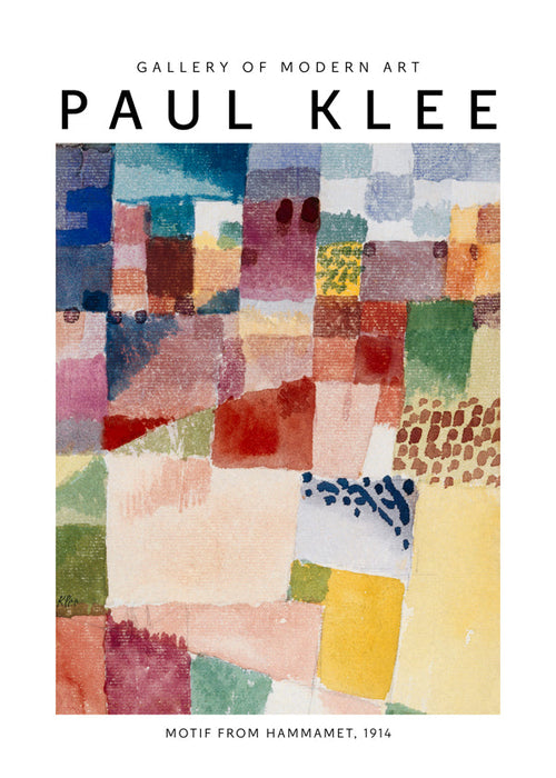 Paul Klee, MOTIF FROM HAMMAMET, 1914