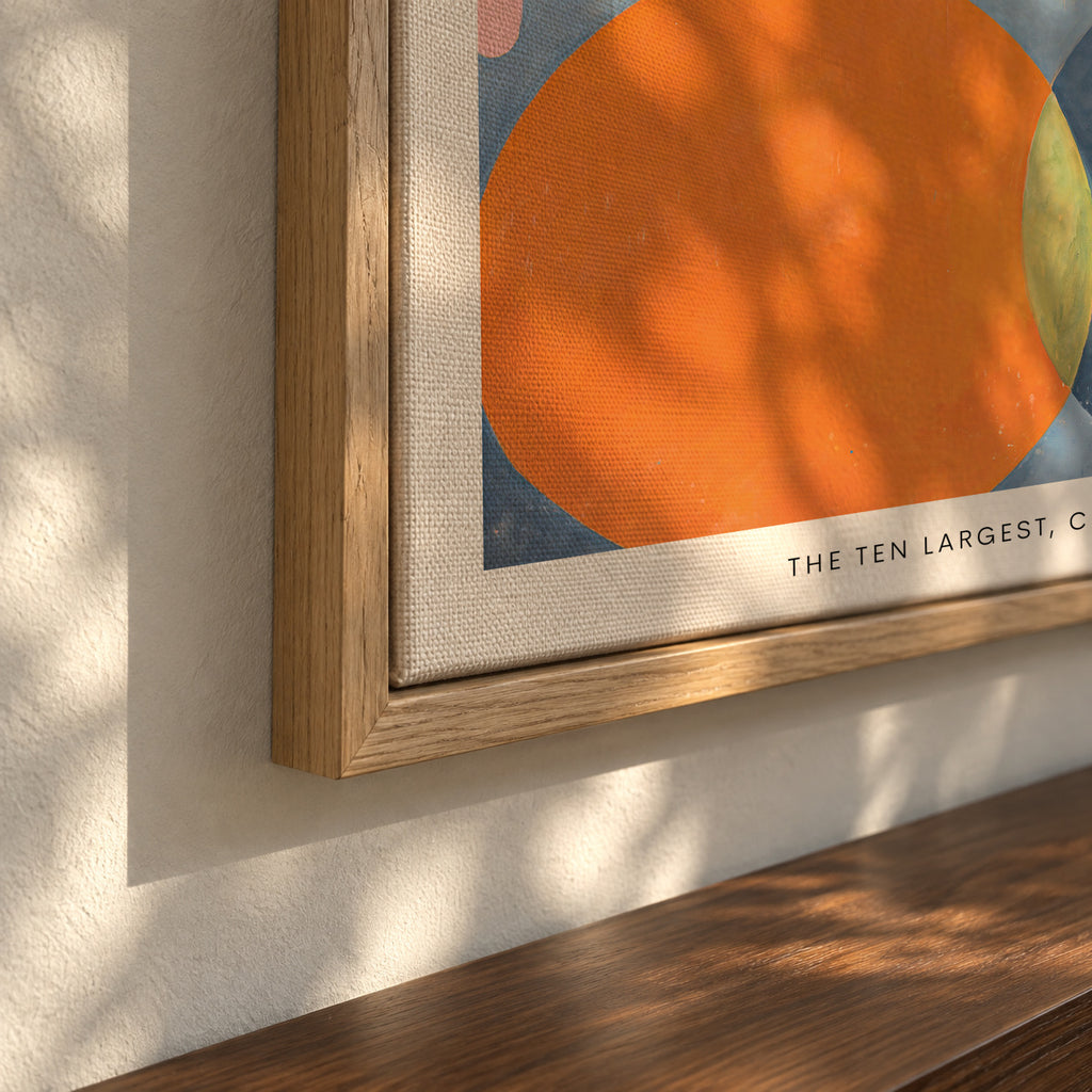 Hilma af Klint The Ten Largest - Framed canvas detail