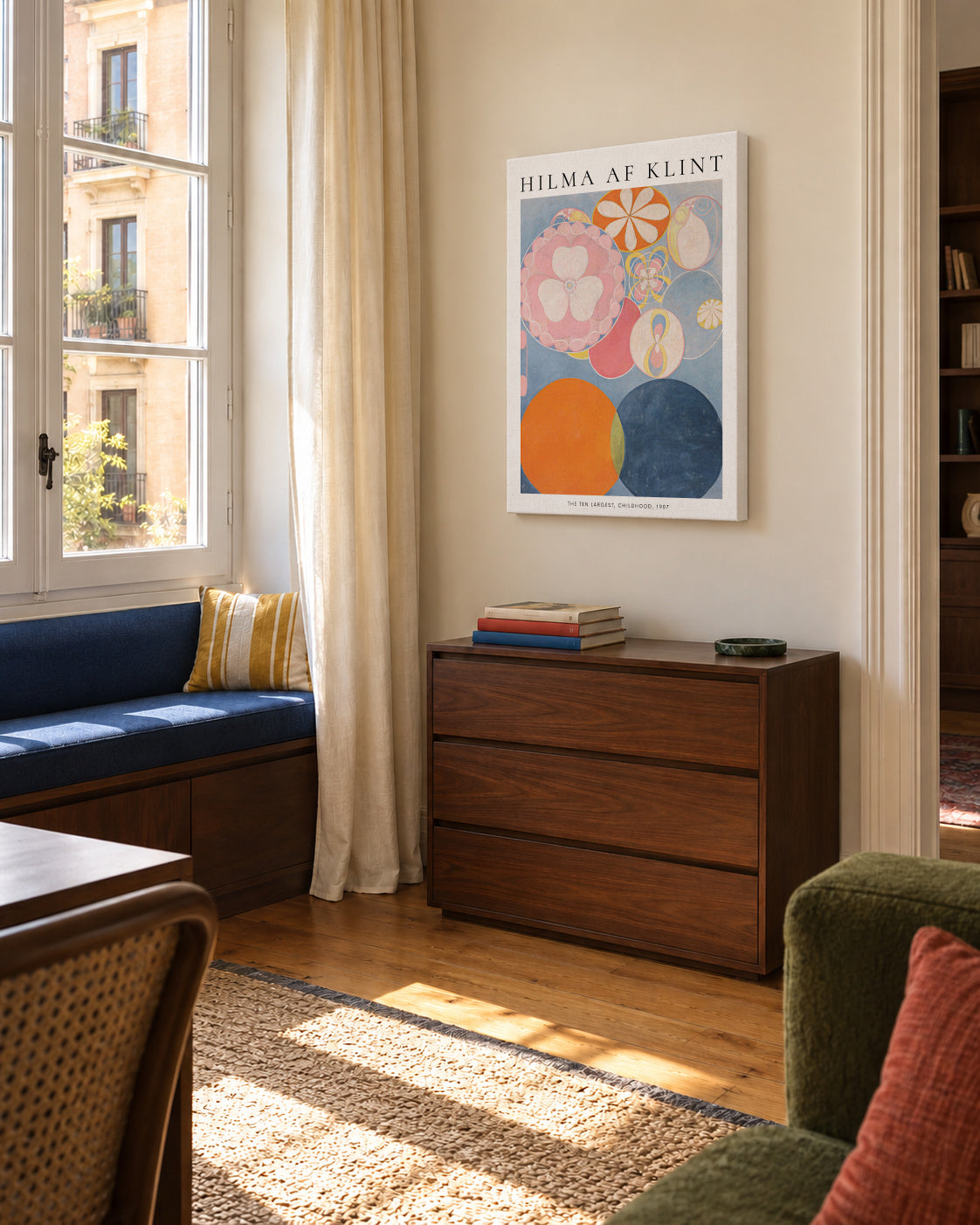 Hilma af Klint The Ten Largest - Unframed canvas in an interior