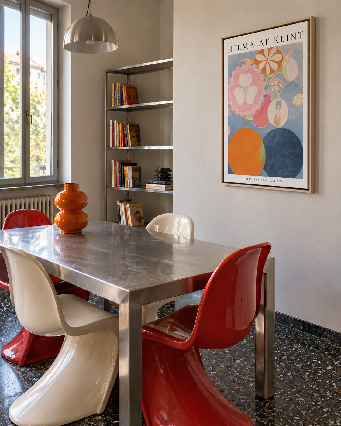 Hilma af Klint The Ten Largest - Framed canvas in an interior