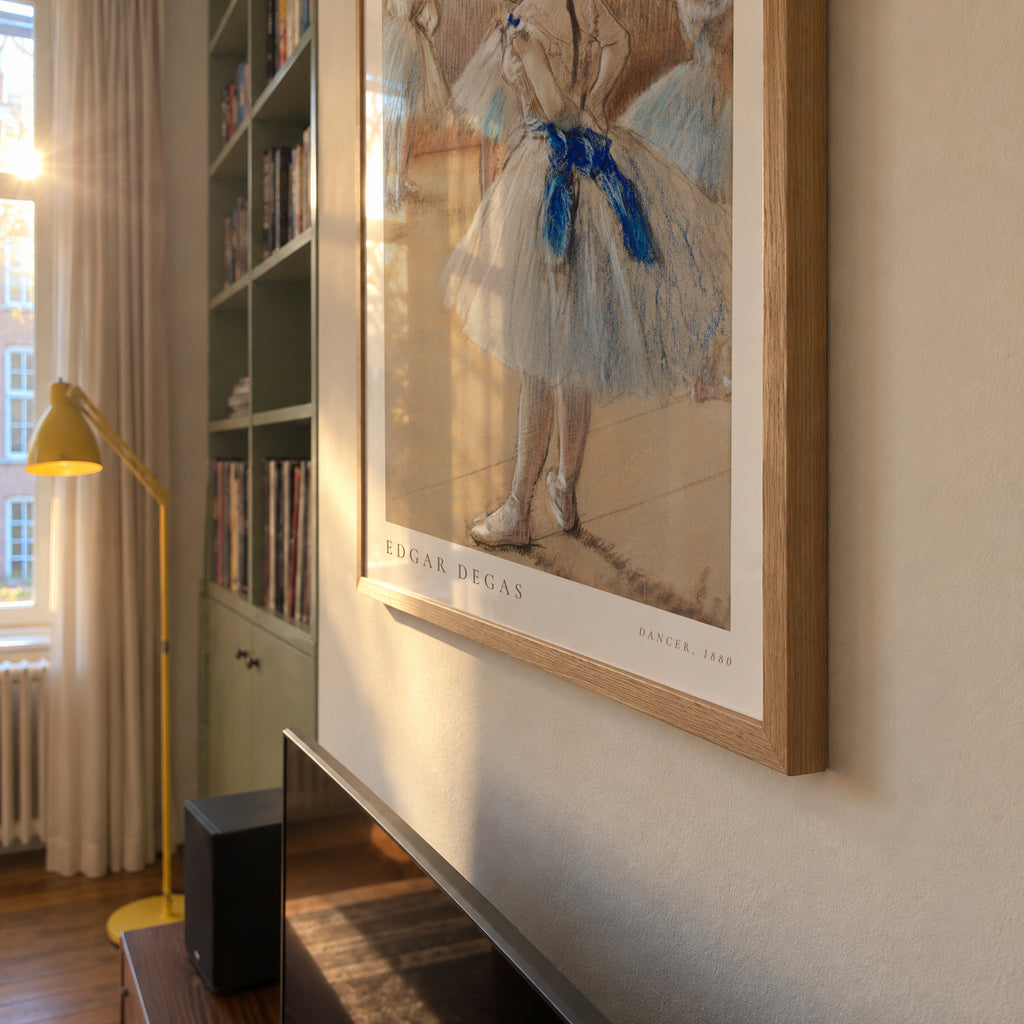 Edgar Degas Dancer - Framed poster detail
