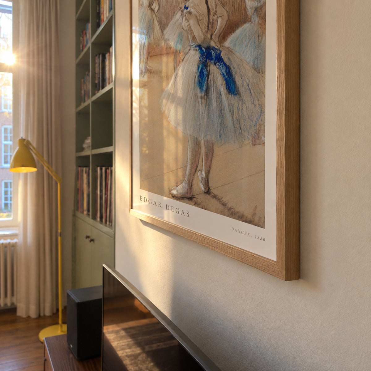 Edgar Degas Dancer - Framed poster detail