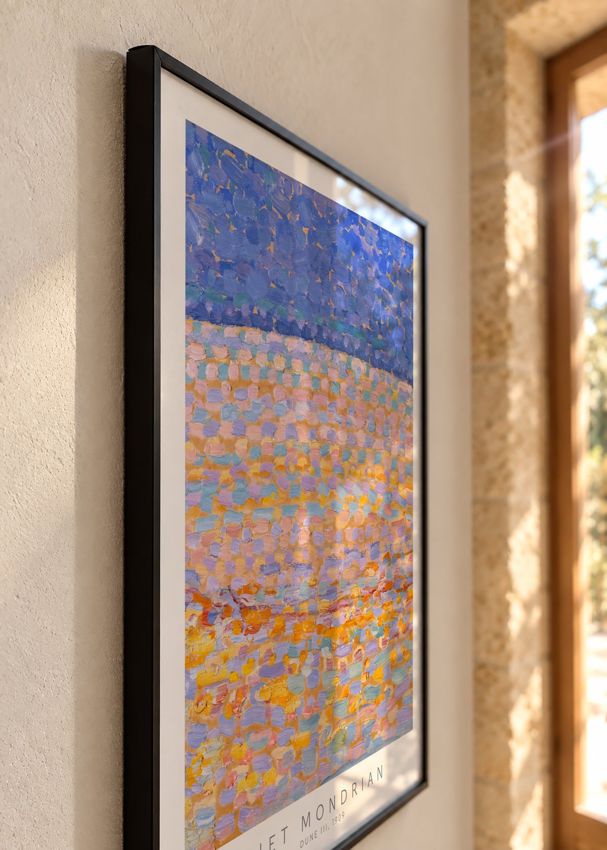 Piet Mondrian Dune III - Framed poster detail