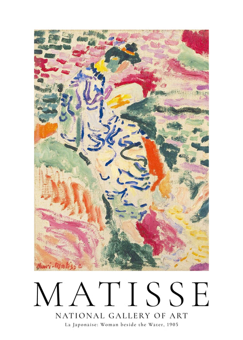 Henri Matisse La Japonaise: Woman beside the Water, 1905 - Obra sin marco