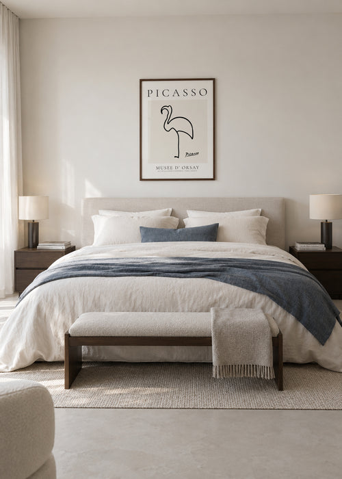 Pablo Picasso Animals Drawing Flamingo - Poster en ambiente