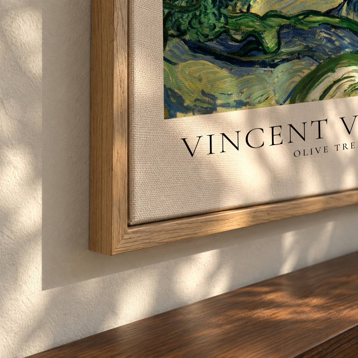 Vincent Van Gogh Olive trees - Framed canvas detail