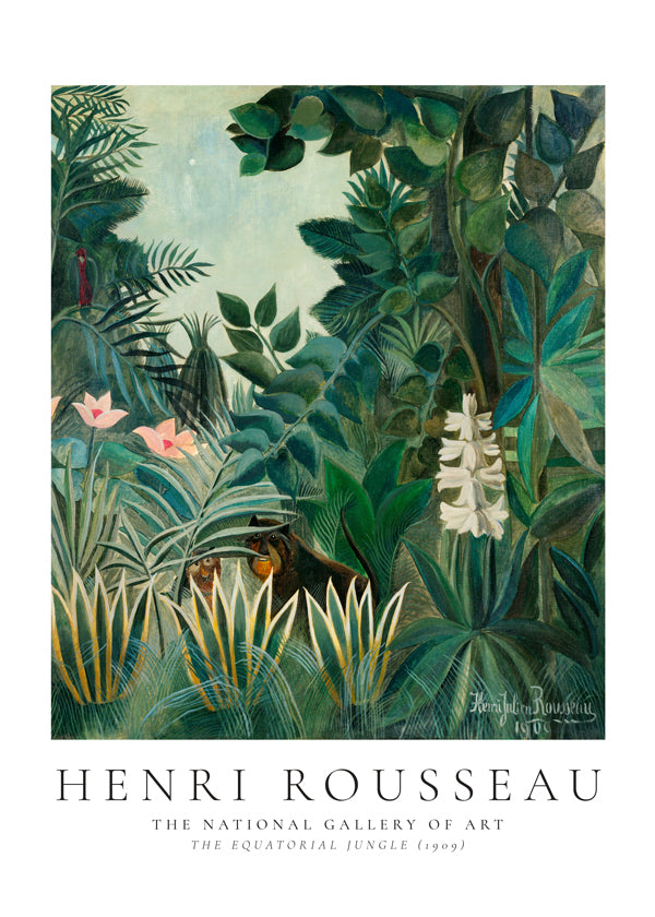 Henri Rousseau The equatorial jungle