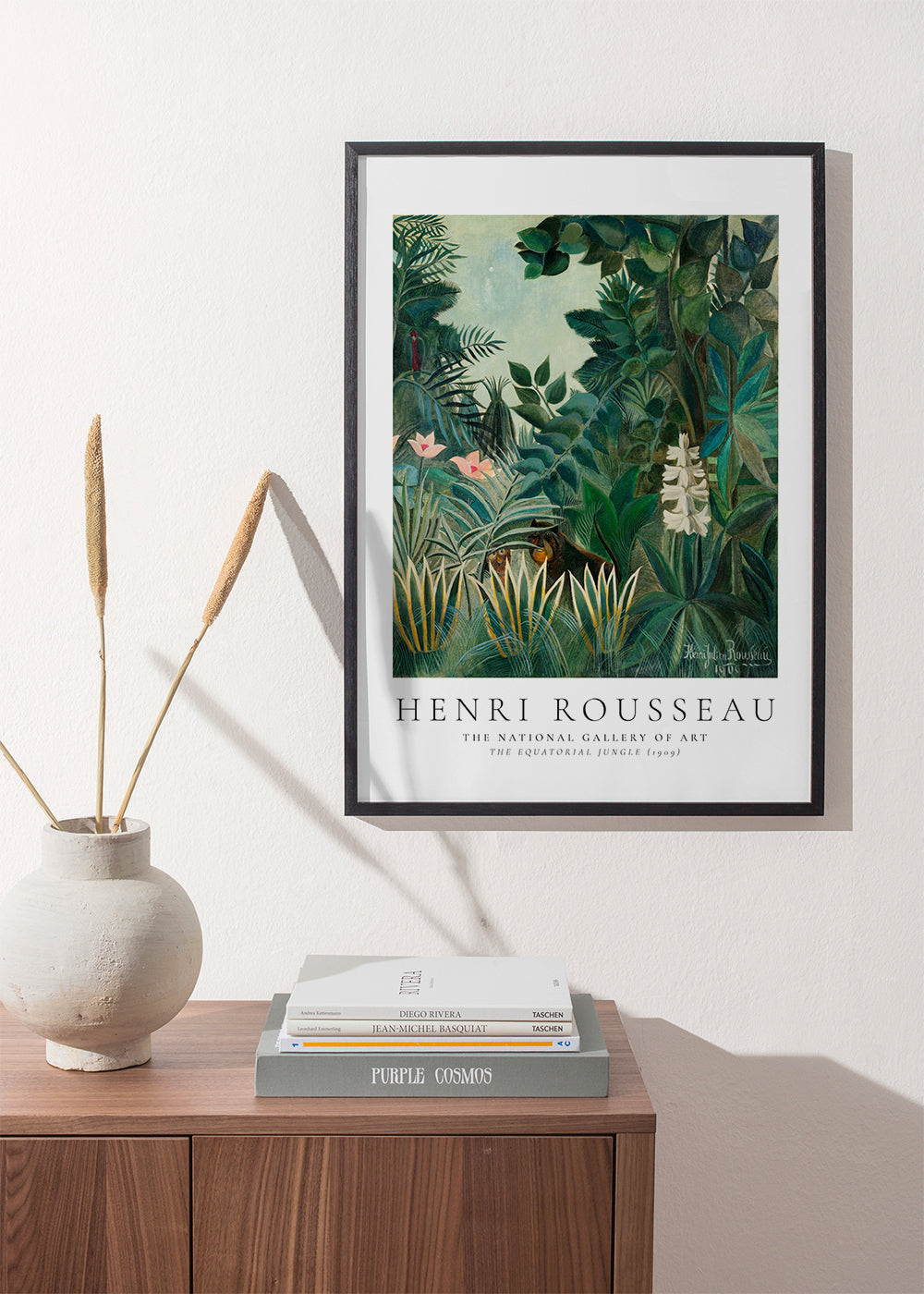 Henri Rousseau The equatorial jungle