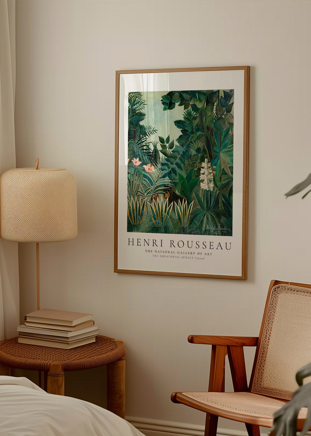 Henri Rousseau The equatorial jungle