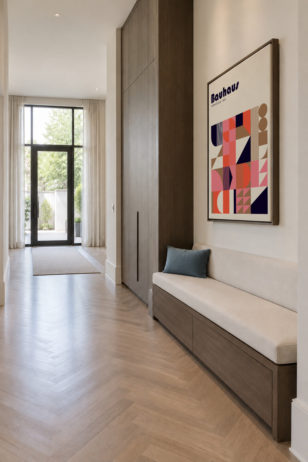 Bauhaus Weimar - Framed canvas in an interior