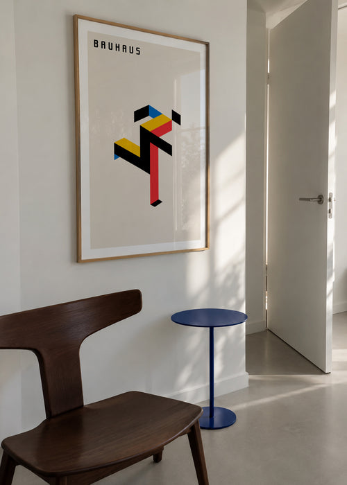 Bauhaus Running man - Framed poster in an interior