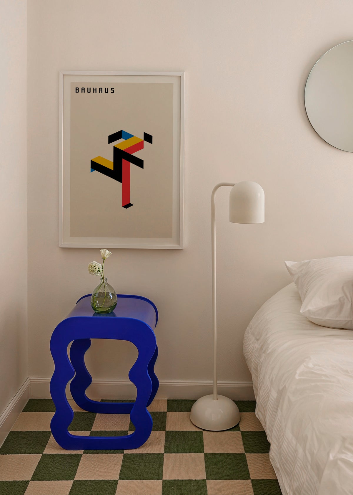 Bauhaus Running man - Framed poster in an interior