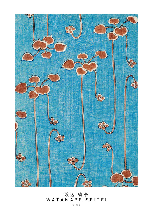 Watanabe Seitei Vine - Unframed art print