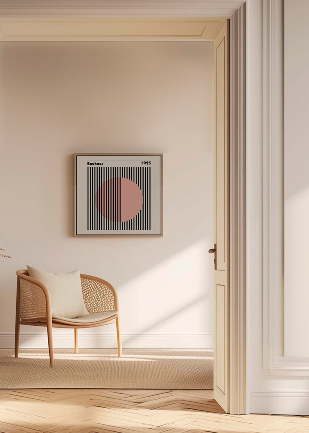 Bauhaus Pink Circle II